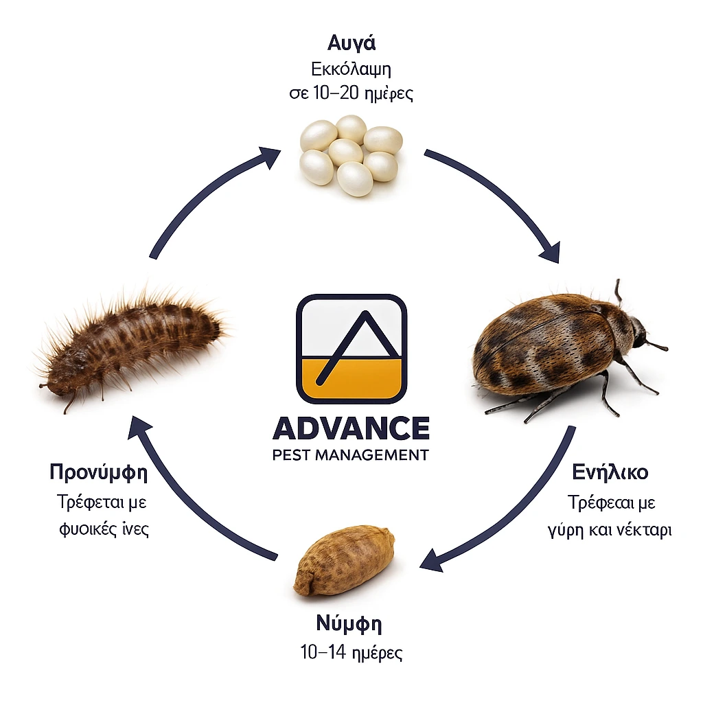 απεντόμωση σκαθαριών χαλιών, σκαθαρι χαλιων αντιμετώπιση
